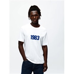 EMBROIDERED TERRY T-SHIRT