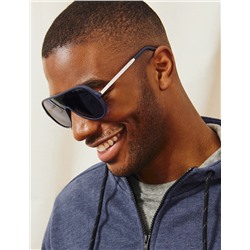 MEN'S POLARIZED MODERN AVIATOR PILOT SUNGLASSES