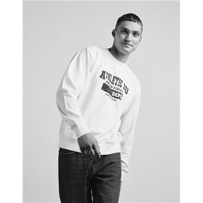 Sweatshirt, Men, White