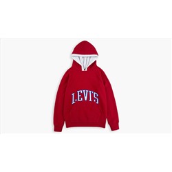Big Boys S-XL Varsity Logo Double Hood Hoodie