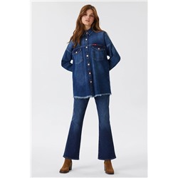 Lee Cooper Alice 1 Kadın Jean Gömlek 231 LCF 141001