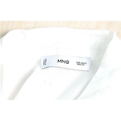 Хлопковое облегающее платье с короткими рукавами  MANG*O  ОРИГИНАЛ!