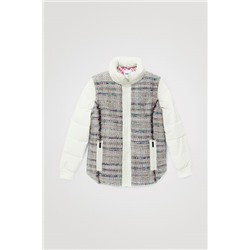 Chaqueta 2 en 1 acolchada bimateria