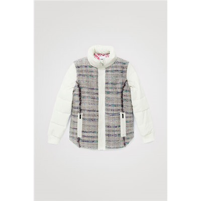 Chaqueta 2 en 1 acolchada bimateria