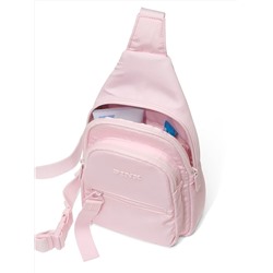 PINK Nylon Sling Backpack