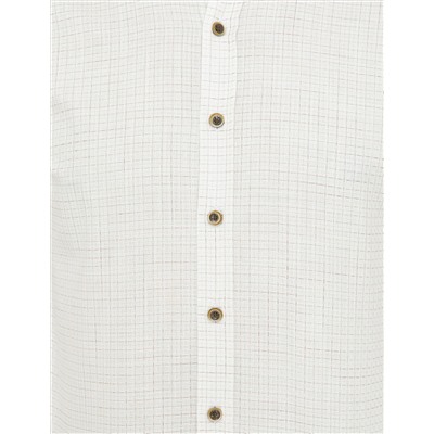 Bej Slim Fit Uzun Kollu Gömlek