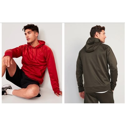 Soft-Brushed Go-Dry Performance Pullover Hoodie for Men