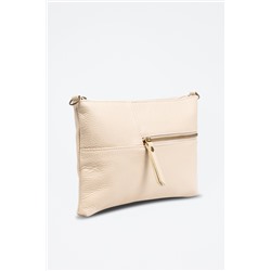 Bandolera de piel Arreone - Blanco