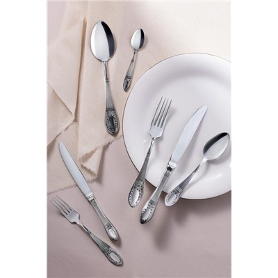 La Papillion 42 Parça Çatal Bıçak Kaşık Seti -  Silver