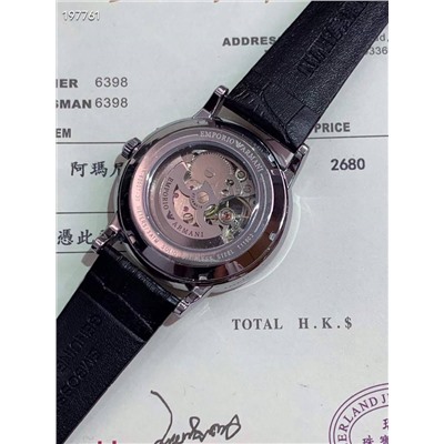 Мужские часы Emporio Arman*i  Полностью автоматические,водонепроницаемые механические мужские часы