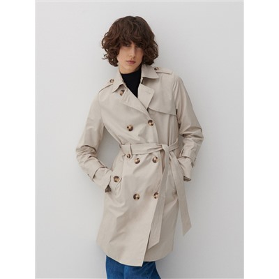 Trenchcoat mit Gürtel