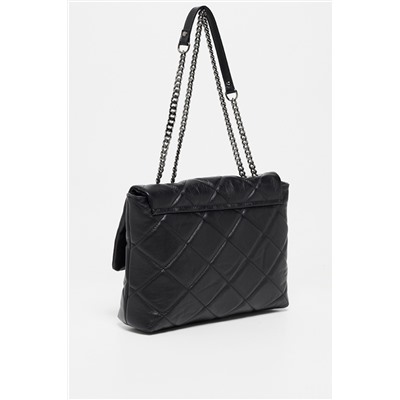 Bandolera de piel Olah Negro