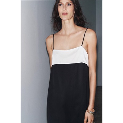 ZW COLLECTION MINIMAL SATIN DRESS