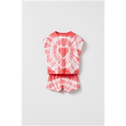 CONJUNTO CAMISETA Y BERMUDA TIE DYE