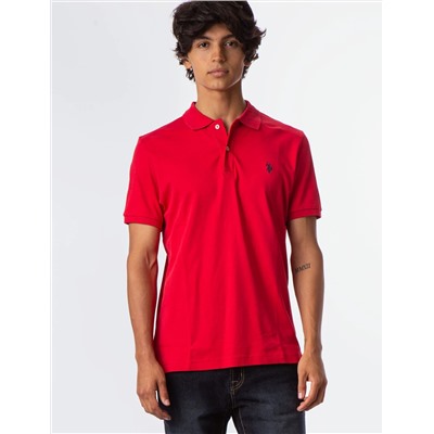 SOLID INTERLOCK POLO SHIRT