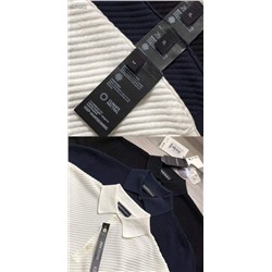 Мужское поло ✔️Empori*o Arman*i  3цвета: чёрная,белая, синяя Материал: ультратонкая длинноволокнистая хлопчатобужная ткань