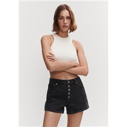 Shorts vaqueros botones