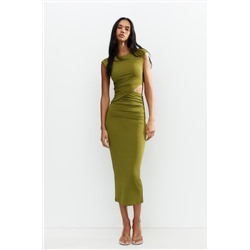 LONG DRESS WITH CUT-OUT DETAIL