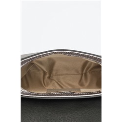 Bandolera de piel Kate Plateado