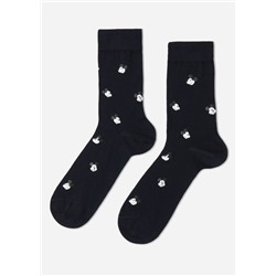 Kurze Herren-Baumwollsocken mit Mickey Mouse-Print