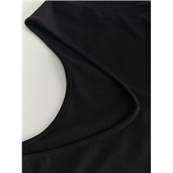 Asymmetric midi dress