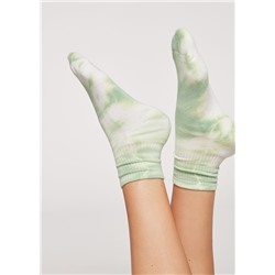 Kurze Sportsocken Tie Dye
