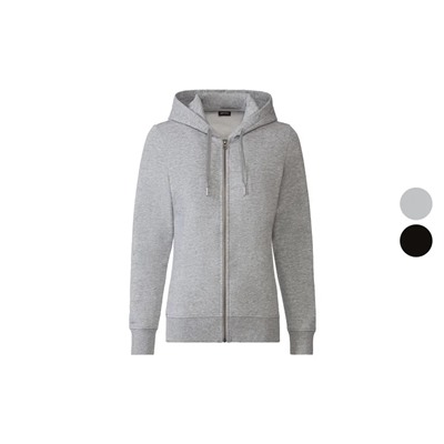 esmara® Damen Sweatjacke, mit Baumwolle