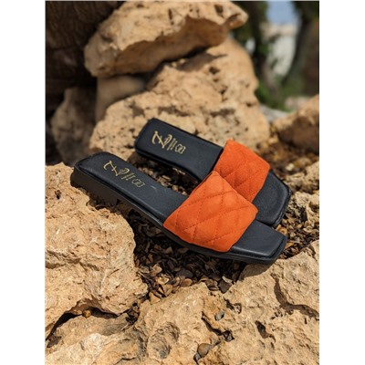 Ab.Zapatos 3420 MANDARINA+Pelle Redondo (260) NARANJA-CINTURON BOLSOS (130)-25 АКЦИЯ