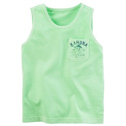 Garment-Dyed Graphic Pocket Tank | Carter's