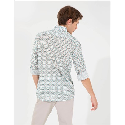 Zümrüt Slim Fit Uzun Kollu Gömlek