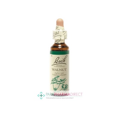 Fleurs de Bach Walnut (noyer) Faculté d'adaptation 20ml