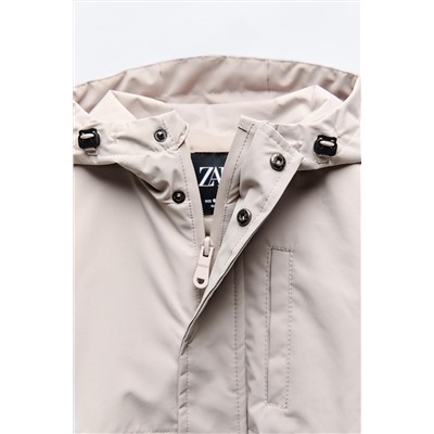 COLOUR BLOCK WATER-REPELLENT RAINCOAT