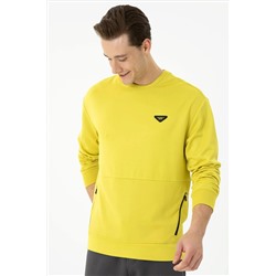 Erkek Fıstık Yeşili Sweatshirt