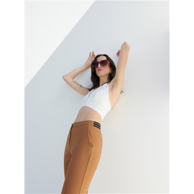 Plain chino trousers