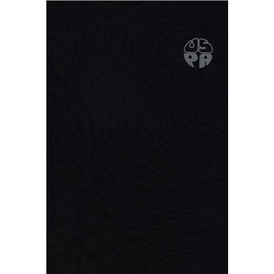 Erkek Çocuk Siyah Comfort Basic Bisiklet Yaka Tişört