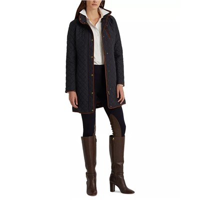 Lauren Ralph Lauren Women's Hooded Quilted Coat