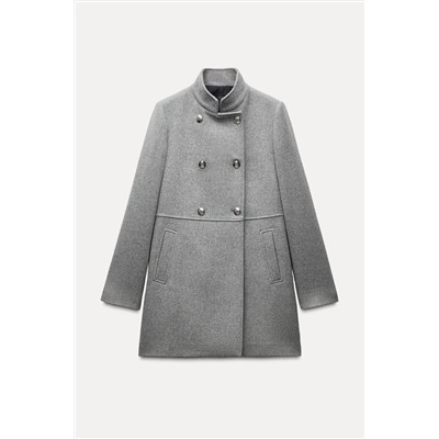 WOOL DOUBLE-BREASTED COAT
