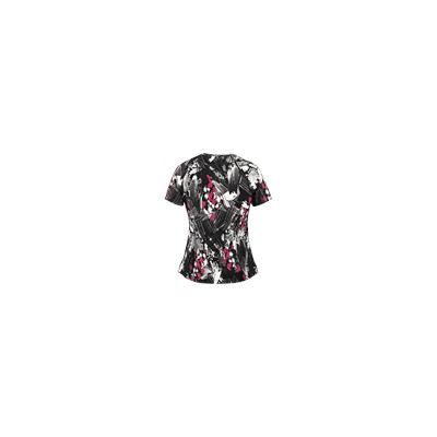 koi Stretch Scrubs Painted Skin Print Top