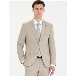 Bej Ex. Slim Fit Takım Elbise