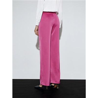 Брюки прямого кроя, D189/fuchsia