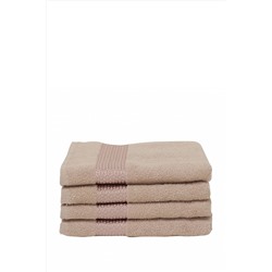 Karaca Home Honey 4'lü Yüz Havlusu Seti 50x90 Cm Bej 200.21.01.0726