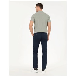 Lacivert Regular Fit Kanvas Pantolon
