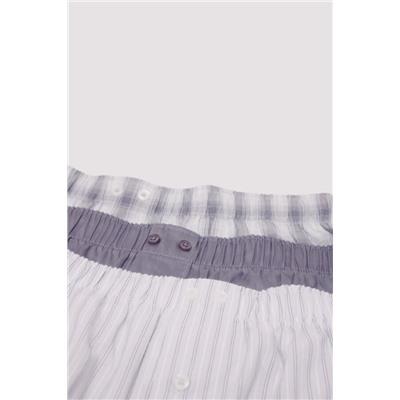 Pack 3 calzoncillos popelín estampados