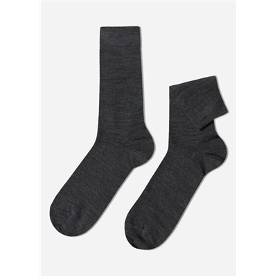 Kurze Herrensocken mit Wolle und Baumwolle