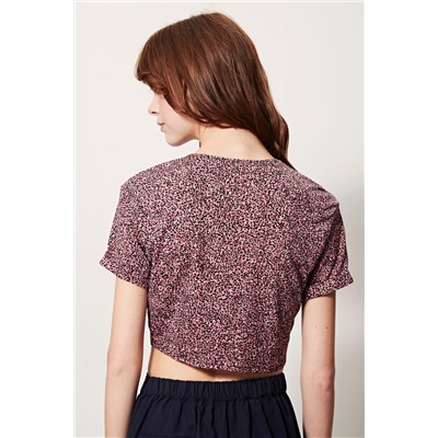 Camiseta Rosa y negro