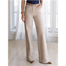 Брюки из эластичного микро-вельвета