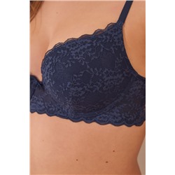 Sujetador push up GORGEOUS encaje azul oscuro
