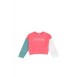 Kız Çocuk Pembe Sweatshirt