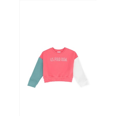 Kız Çocuk Pembe Sweatshirt