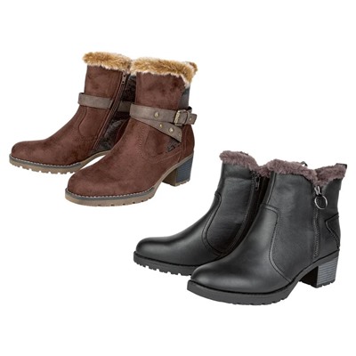 esmara Damen Stiefelette, mit Warmfutter